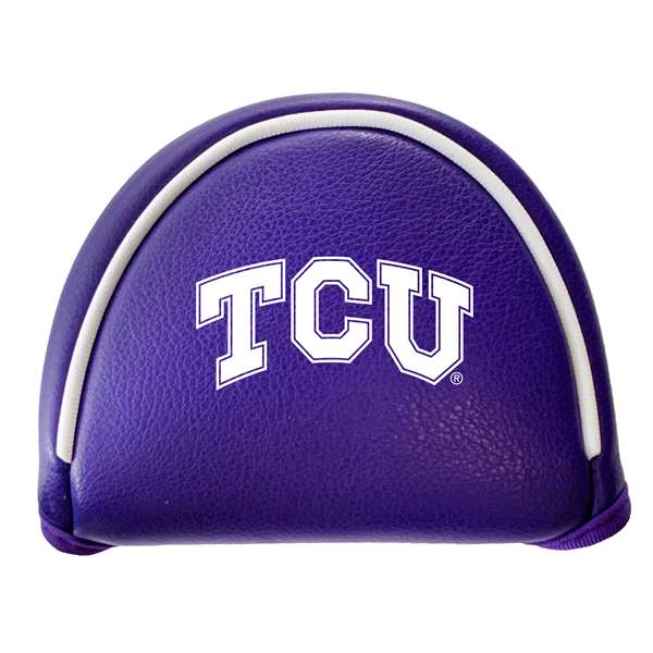 Texas Christian TCU Horned Frogs Putter Cover - Mallet (Colored) - Printed