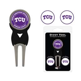 TCU Texas Christian University Horned Frogs Golf Signature Divot Tool Pack  25345   