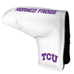 Texas Christian TCU Horned Frogs Tour Blade Putter Cover (White) - Printed