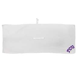 Texas Christian TCU Horned Frogs Microfiber Towel - 16" x 40" (White) 