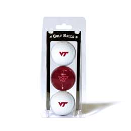 Virginia Tech Hokies Golf 3 Ball Pack 25505