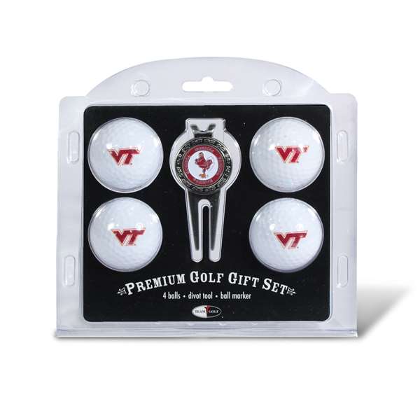 Virginia Tech Hokies Golf 4 Ball Gift Set 25506   