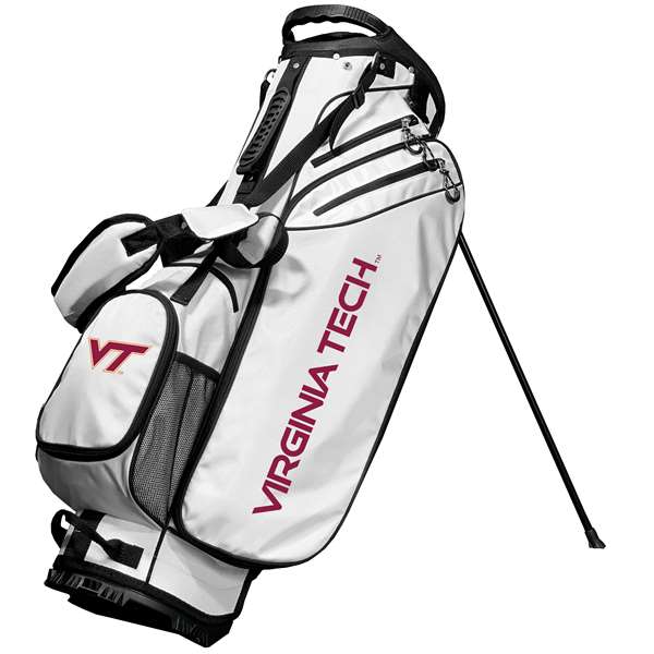 Virginia Tech Hokies Birdie Stand Golf Bag - White  