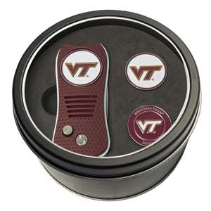 Virginia Tech Hokies Golf Tin Set - Switchblade, 2 Markers 25559   