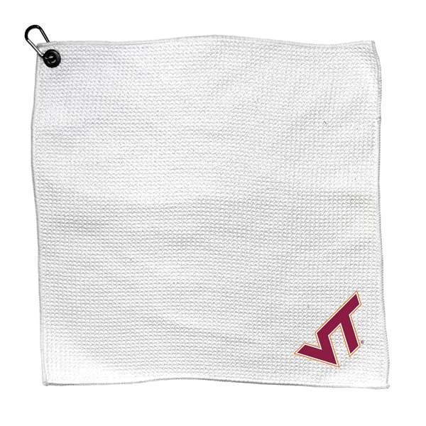Virginia Tech Hokies Microfiber Towel - 15" x 15" (White) 