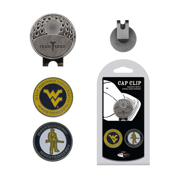 West Virginia Mountaineers Golf Cap Clip Pack 25647   