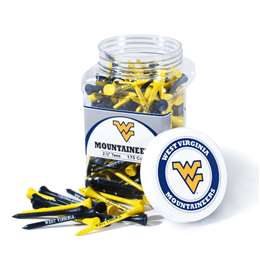 West Virginia Mountaineers Golf 175 Tee Jar 25651   