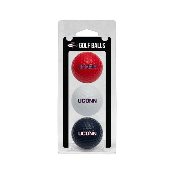 Connecticut Huskies Golf 3 Ball Pack 25805