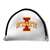 Iowa State Cyclones Putter Cover - Mallet (White) - Printed Dark Red