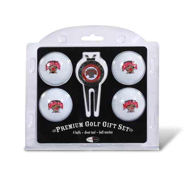 Maryland Terrapins Golf 4 Ball Gift Set 26006