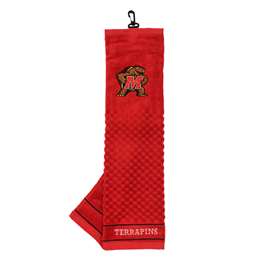 Maryland Terrapins Golf Embroidered Towel 26010