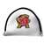 Maryland Terrapins Putter Cover - Mallet (White) - Printed Red