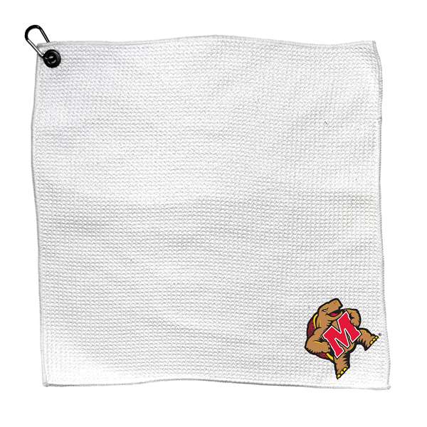 Maryland Terrapins Microfiber Towel - 15" x 15" (White) 