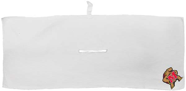 Maryland Terrapins Microfiber Towel - 16" x 40" (White) 