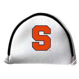 Syracuse Orange Putter Cover - Mallet (White) - Printed Navy