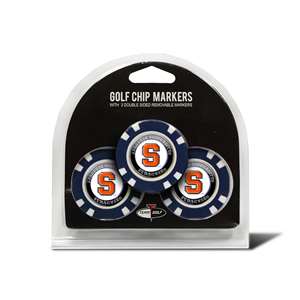 Syracuse Uninversity Orange Golf 3 Pack Golf Chip 26188   