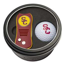 Southern California USC Trojans Golf Tin Set - Switchblade, Golf Ball   