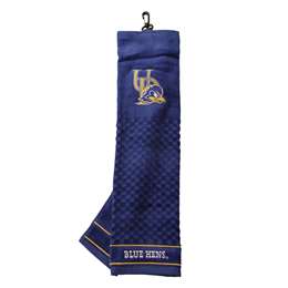 Delaware Blue Hens Golf Embroidered Towel 28310   