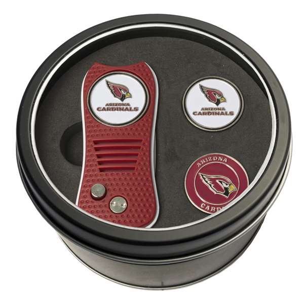 Arizona Cardinals Golf Tin Set - Switchblade, 2 Markers 30059   