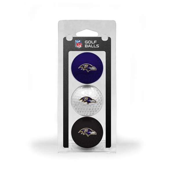 Baltimore Ravens Golf 3 Ball Pack 30205   