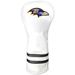 Baltimore Ravens Vintage Fairway Headcover (White) - Printed