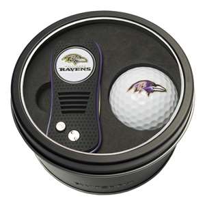 Baltimore Ravens Golf Tin Set - Switchblade, Golf Ball   