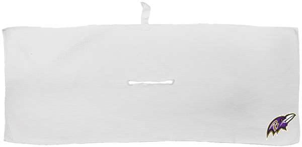 Baltimore Ravens Microfiber Towel - 16" x 40" (White) 