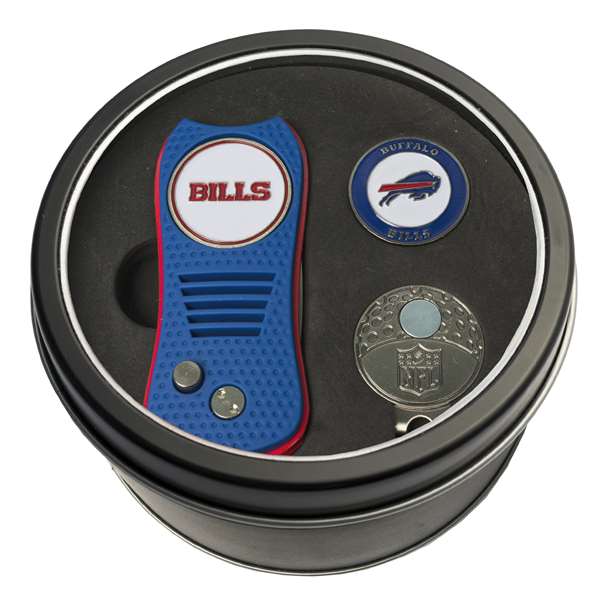 Buffalo Bills Golf Tin Set - Switchblade, Cap Clip, Marker 30357   