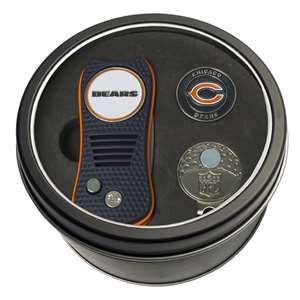 Chicago Bears Golf Tin Set - Switchblade, Cap Clip, Marker 30557   
