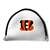 Cincinnati Bengals Putter Cover - Mallet (White) - Printed Black