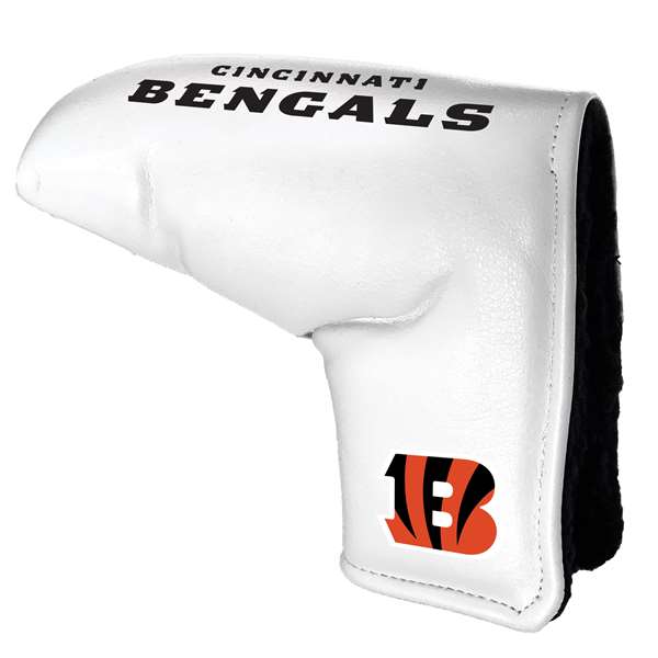 Cincinnati Bengals Tour Blade Putter Cover (White) - Printed 