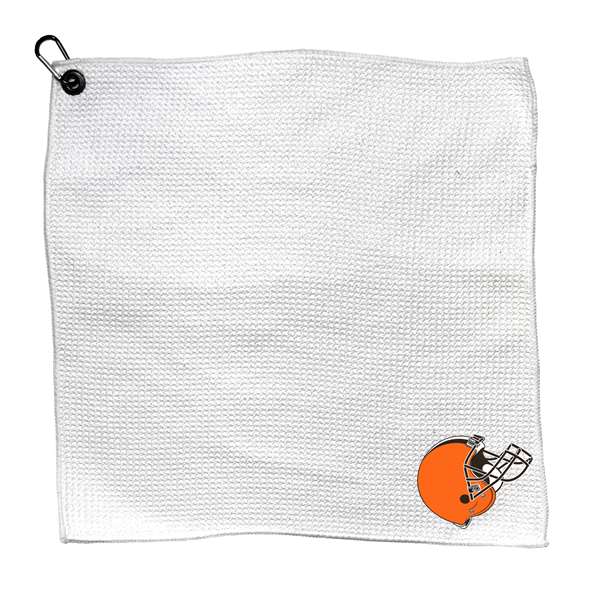 Cleveland Browns Microfiber Towel - 15" x 15" (White) 