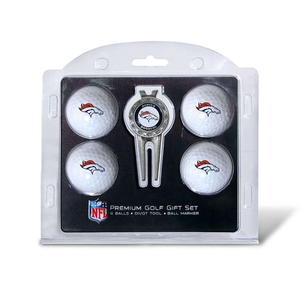 Denver Broncos Golf 4 Ball Gift Set 30806   