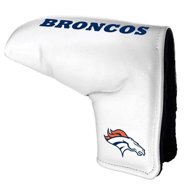 Denver Broncos Tour Blade Putter Cover (White) - Printed 