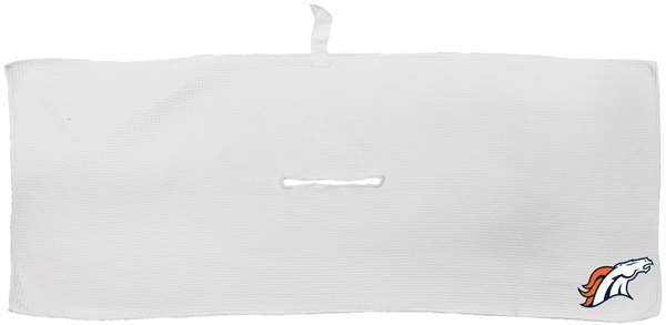Denver Broncos Microfiber Towel - 16" x 40" (White) 