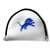 Detroit Lions Putter Cover - Mallet (White) - Printed Royal
