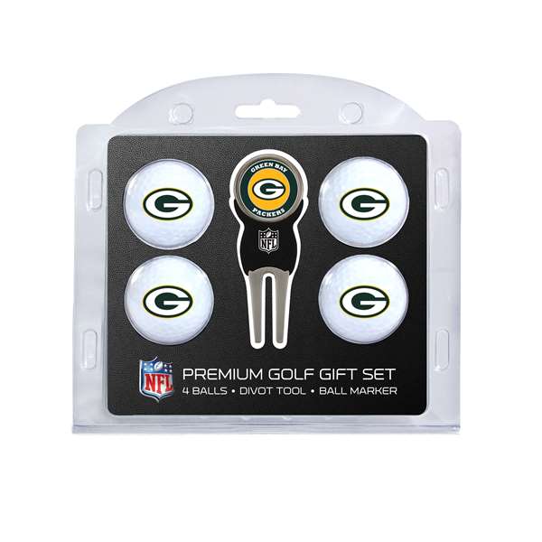 Green Bay Packers Golf 4 Ball Gift Set 31006   