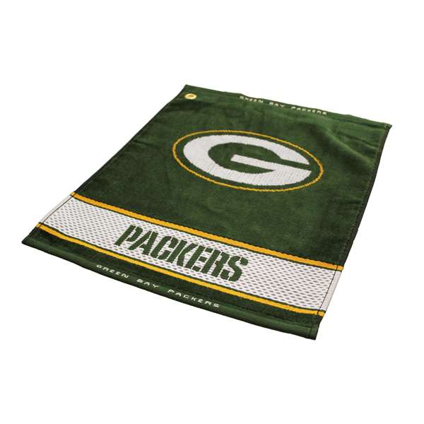 Green Bay Packers  Jacquard Woven Golf Towel