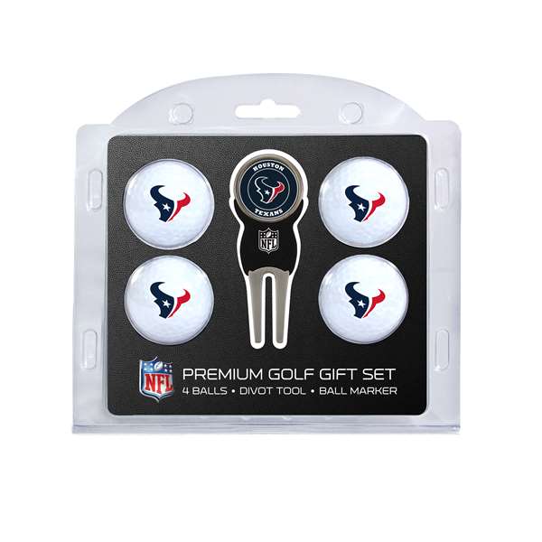 Houston Texans Golf 4 Ball Gift Set 31106   