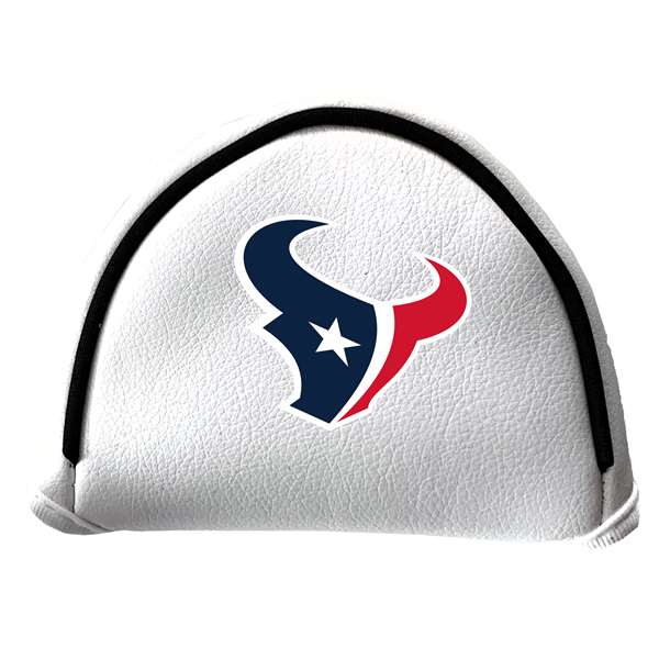 Houston Texans Putter Cover - Mallet (White) - Printed Navy