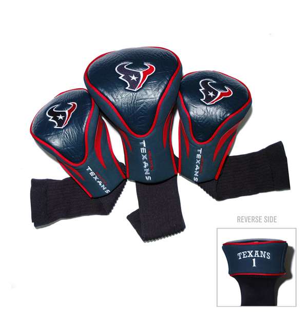 Houston Texans Golf 3 Pack Contour Headcover 31194   