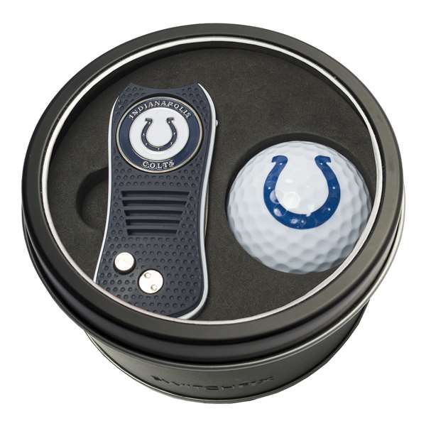 Indianapolis Colts Golf Tin Set - Switchblade, Golf Ball   