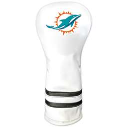 Miami Dolphins Vintage Fairway Headcover (White) - Printed 