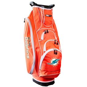 Miami Dolphins Albatross Cart Golf Bag Orange