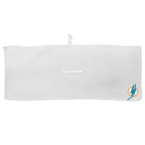 Miami Dolphins Microfiber Towel - 16" x 40" (White) 