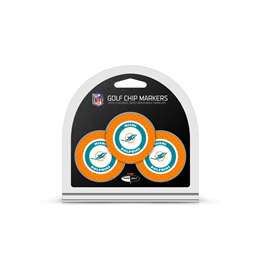 Miami Dolphins Golf 3 Pack Golf Chip 31588   