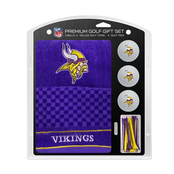 Minnesota Vikings Golf Embroidered Towel Gift Set 31620   