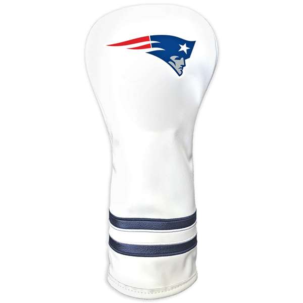 New England Patriots Vintage Fairway Headcover (White) - Printed 