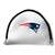 New England Patriots Putter Cover - Mallet (White) - Printed Navy