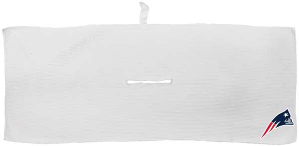 New England Patriots Microfiber Towel - 16" x 40" (White) 